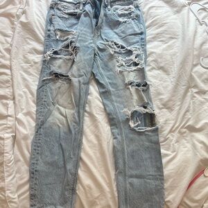 American Eagle ripped jeans
